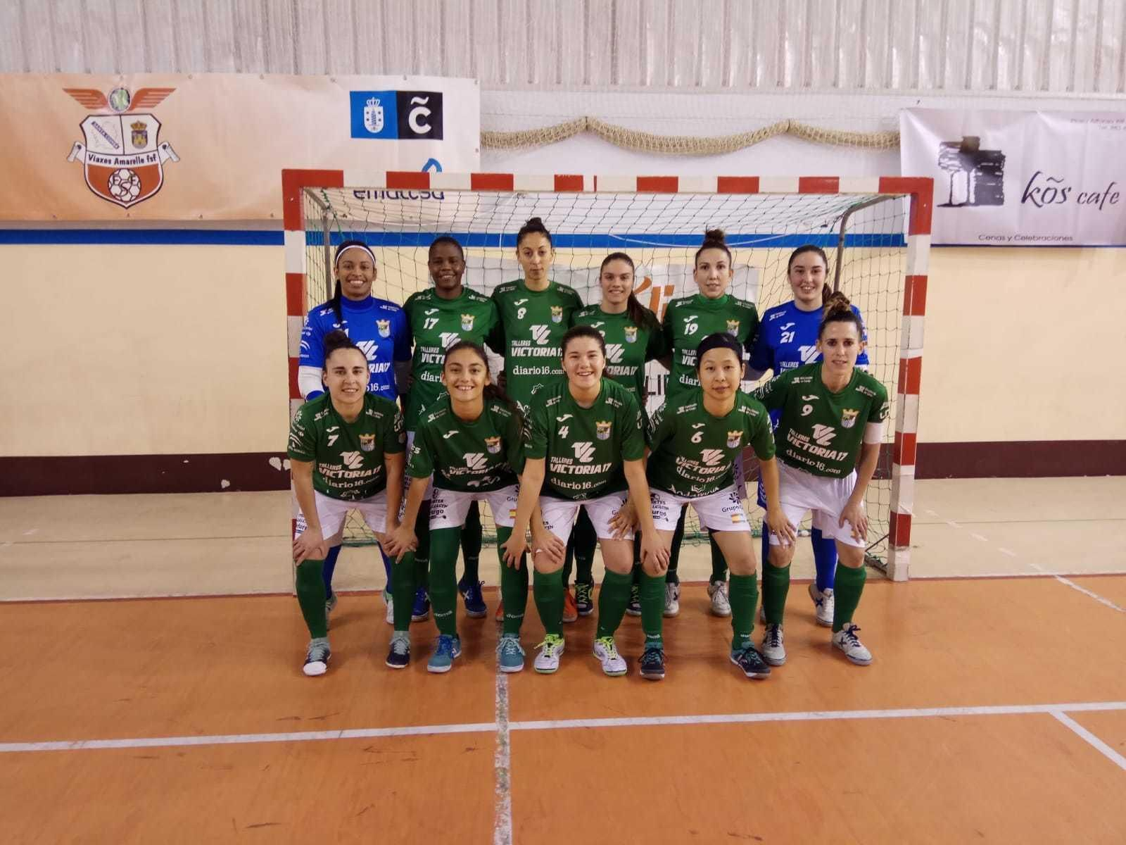 Plantilla del Guadalcacín FSF que se desplazó a La Coruña.