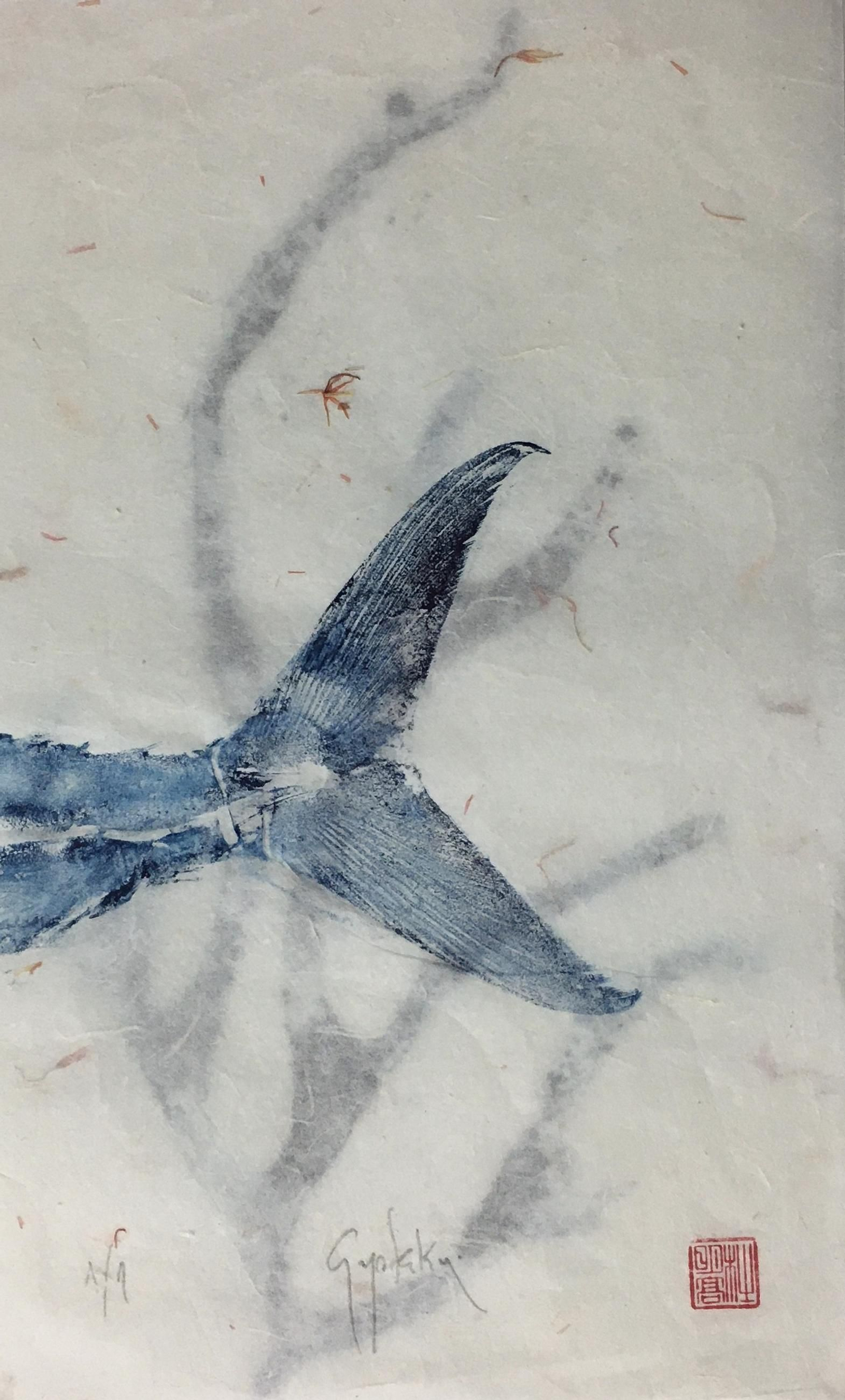 Una de las obras de la muestra que se expone en el Centro Luis Gonzalo de Cádiz