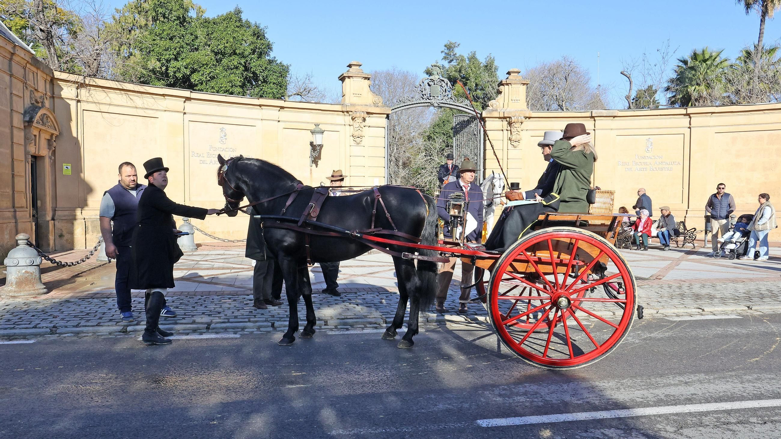 Concurso de enganches por las calles de Jerez