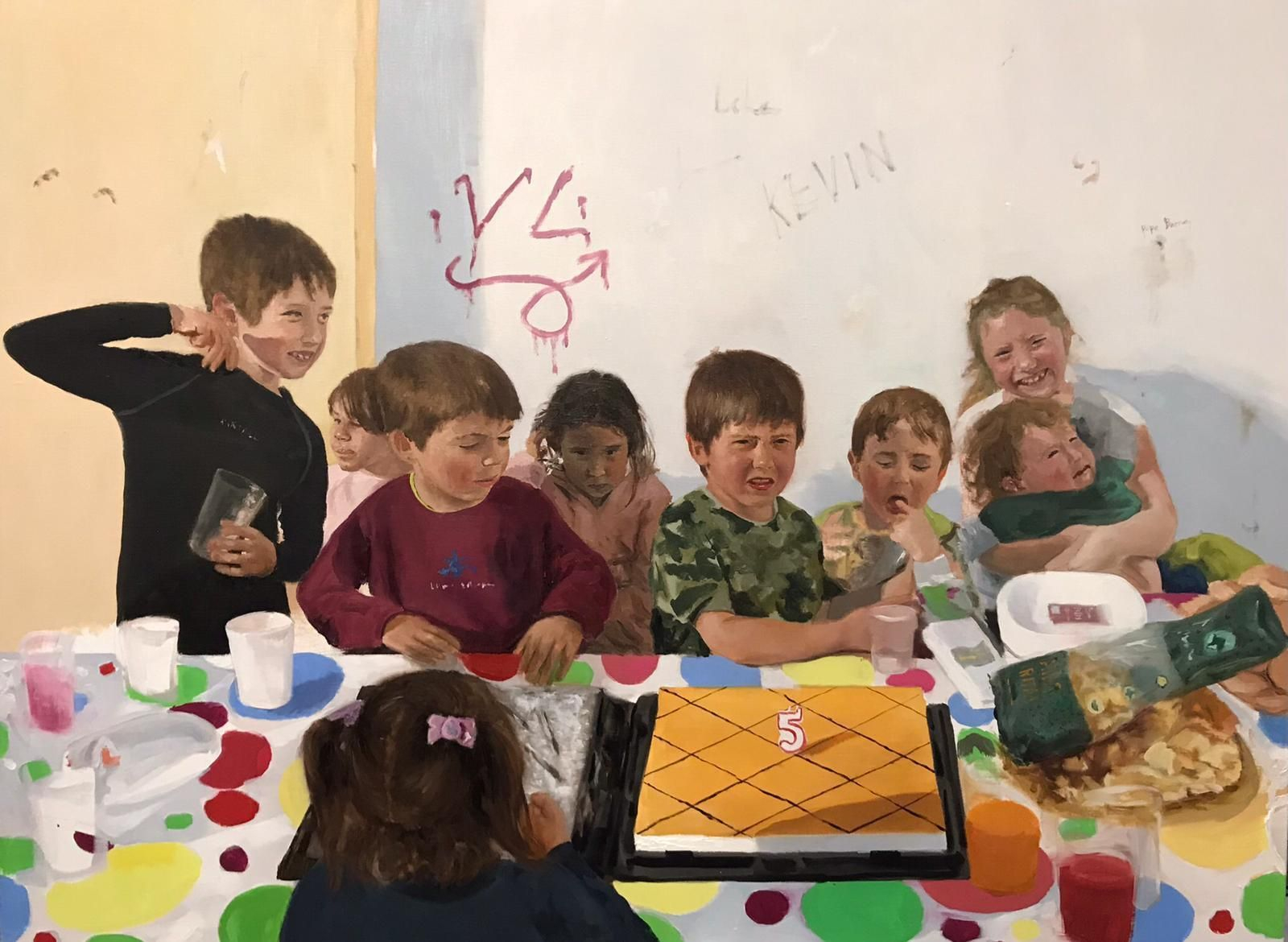 La obra 'Cumpleaños' de Pepe Baena, en el MUREC de Almería