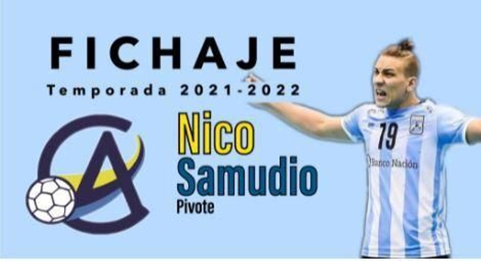 El anuncio del fichaje de Samudio por el Ciudad de Algeciras