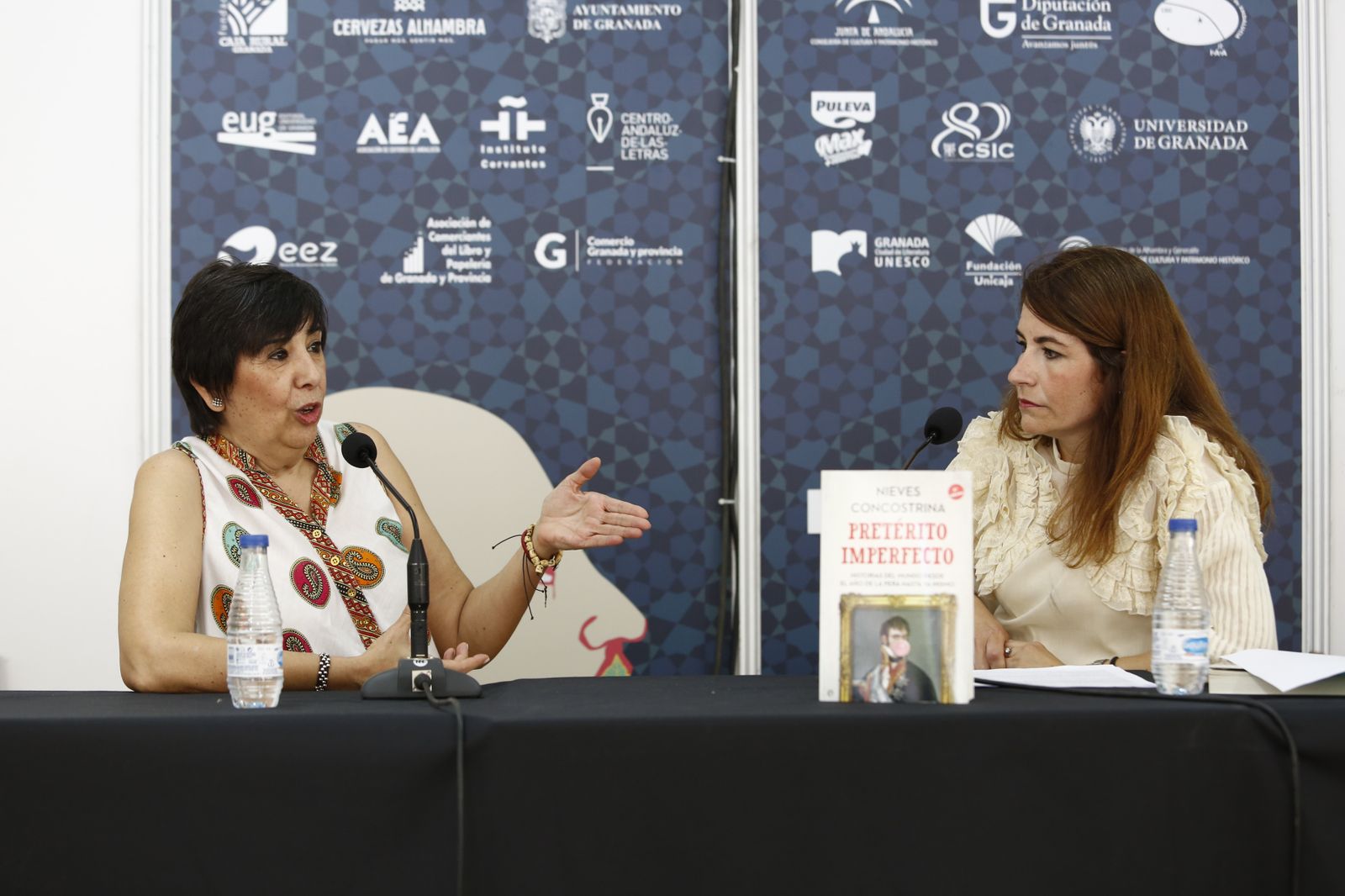 Nieves Concostrina y Belén Rico.