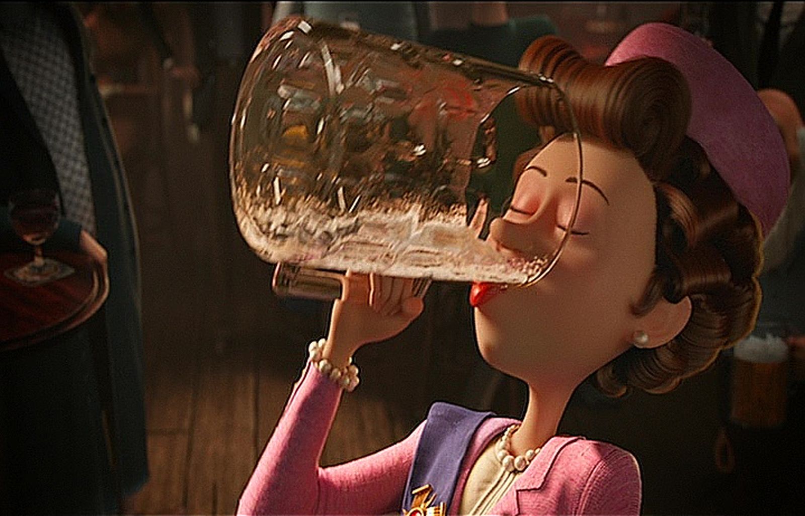 La reina Isabel II en la película de 'Los Minions'