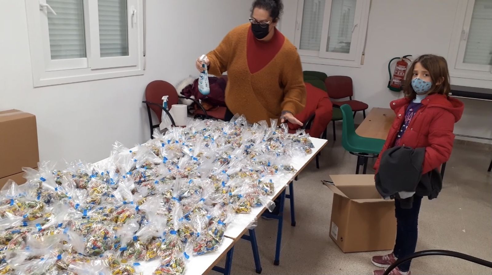 Tratamiento específico para las bolsas de caramelos.