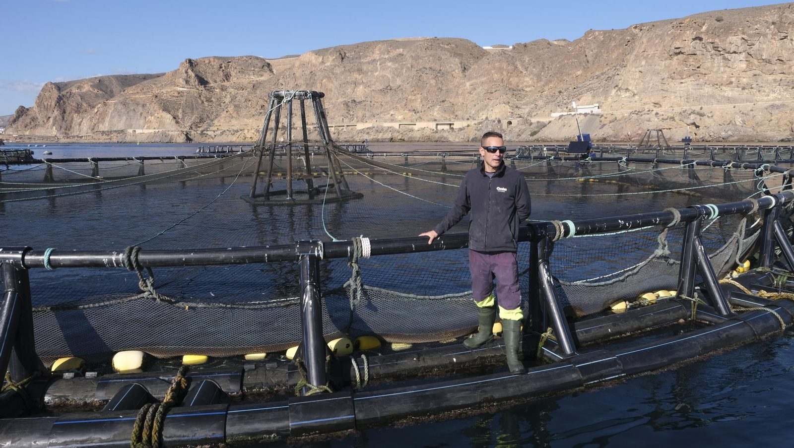 La piscifactoría de El Cañarete, en imágenes