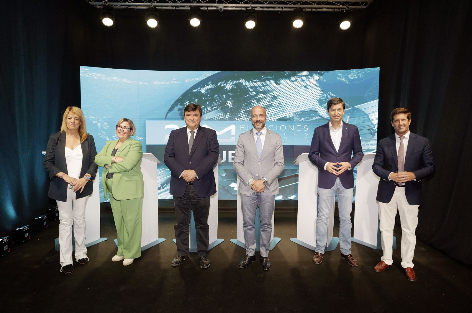 Elecciones Municipales Huelva 2023: Imágenes del debate entre los candidatos