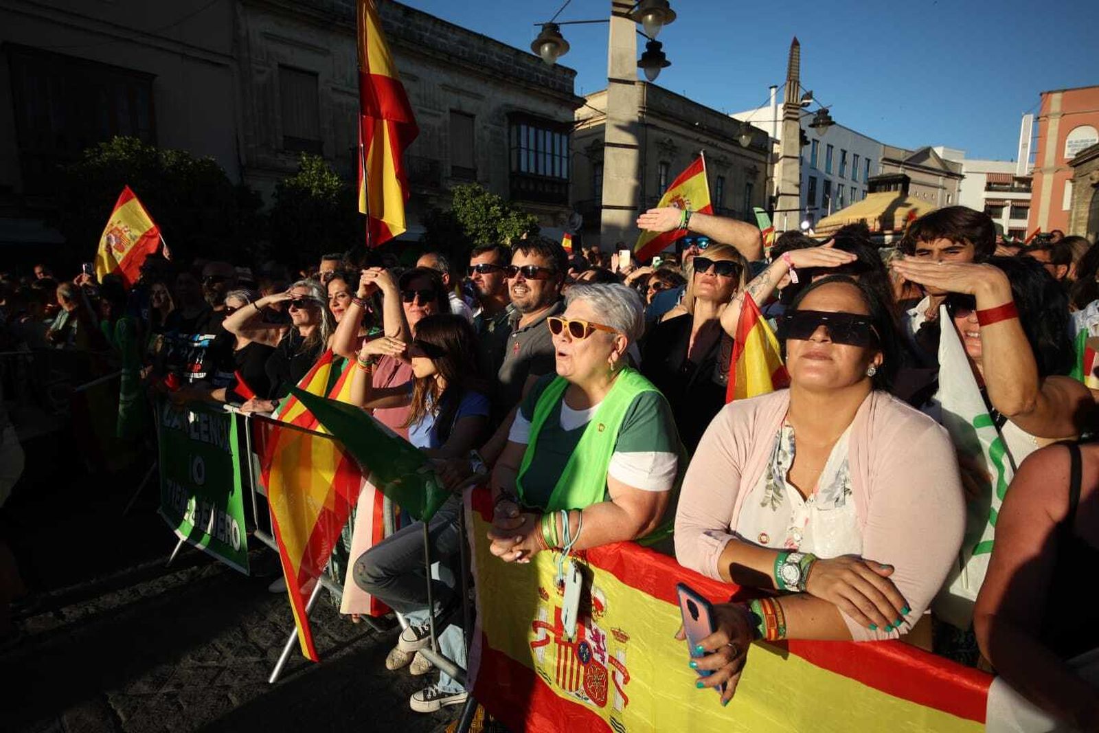 Acto público de Vox en Jerez con Santiago Abascal y Manuel Gavira