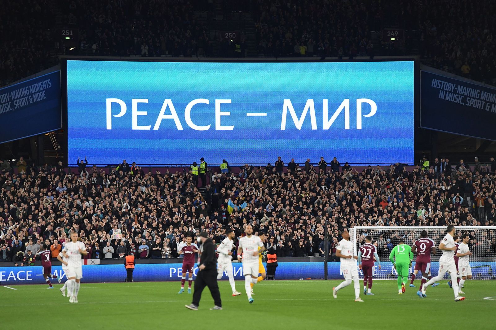 Las imágenes del West Ham - Sevilla