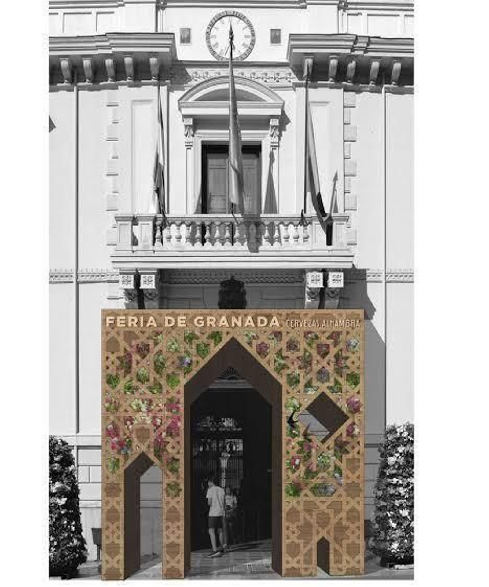 La estructura tiene unas dimensiones de seis metros de altura.