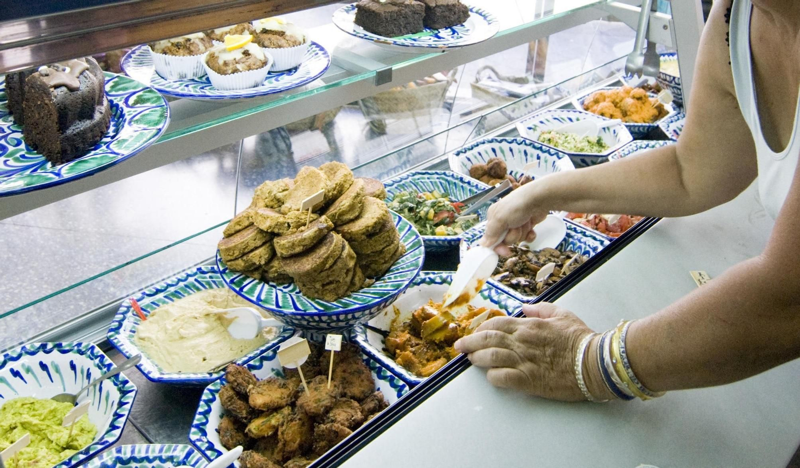 Imagen de archivo de un establecimiento de comida para llevar.