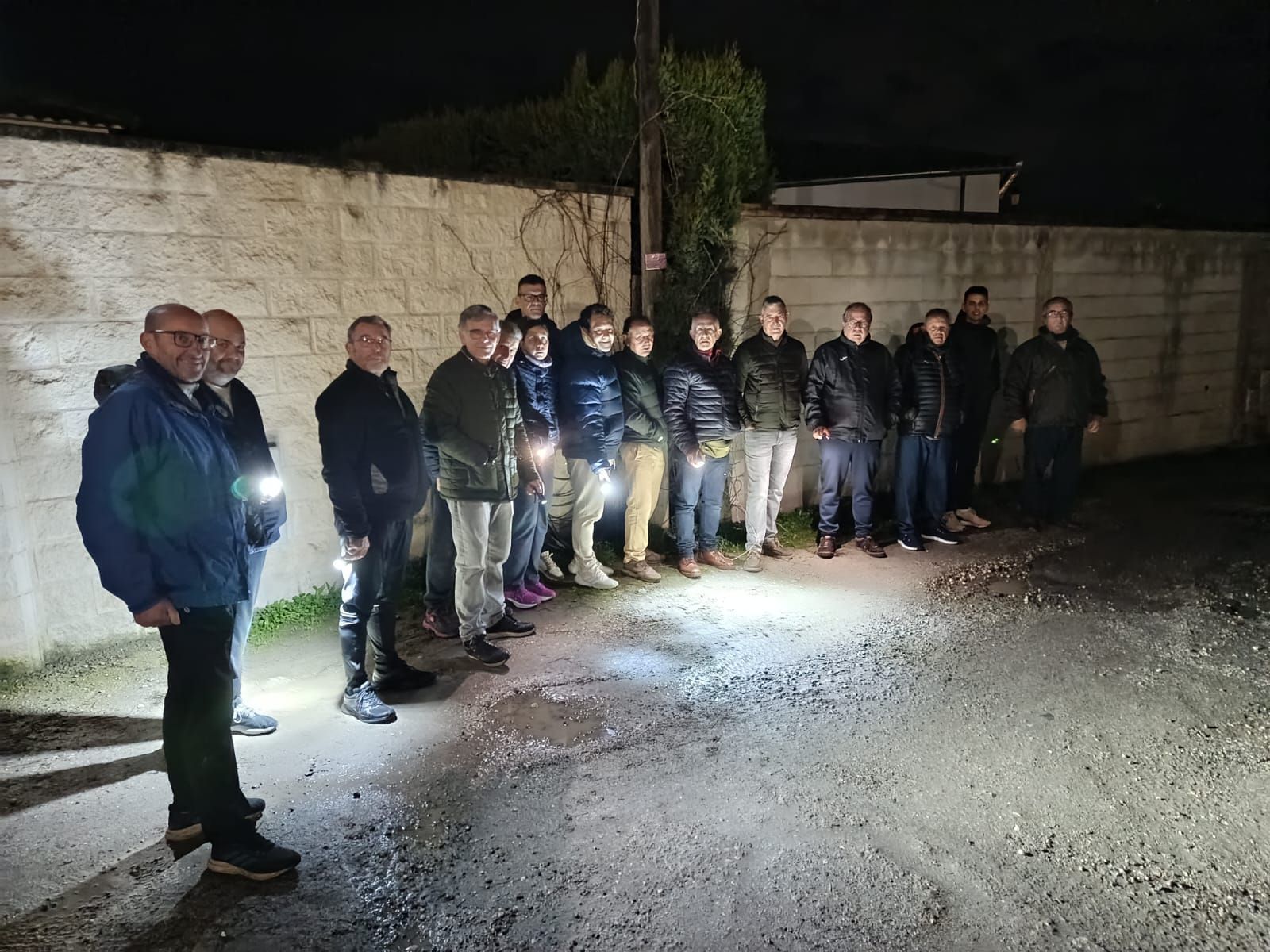 Una patrulla formada por los vecinos de La Toba de Montilla.