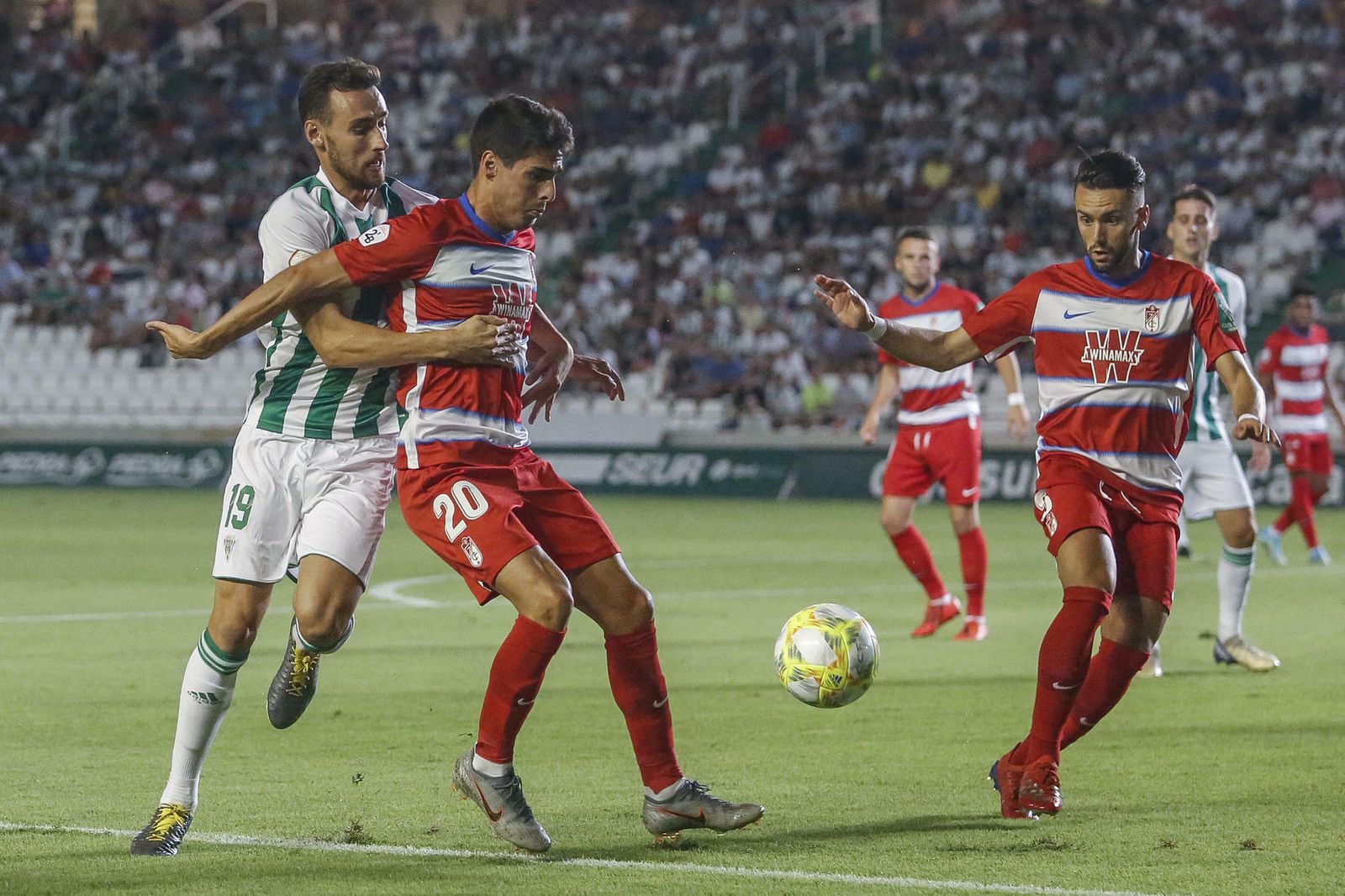 Mario fue el autor del segundo tanto del Recreativo en Talavera.