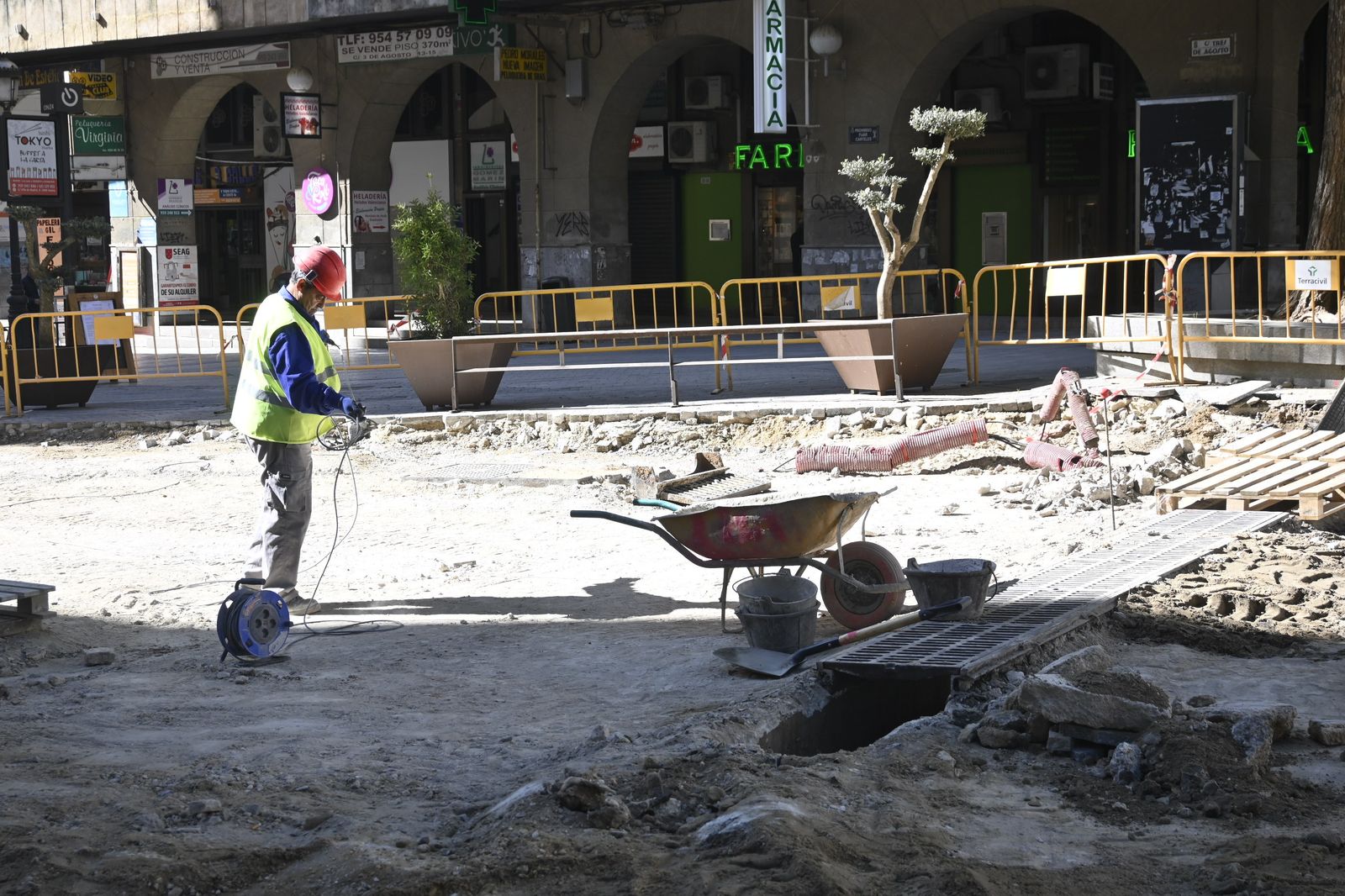 Obras en la Palmera en imágenes