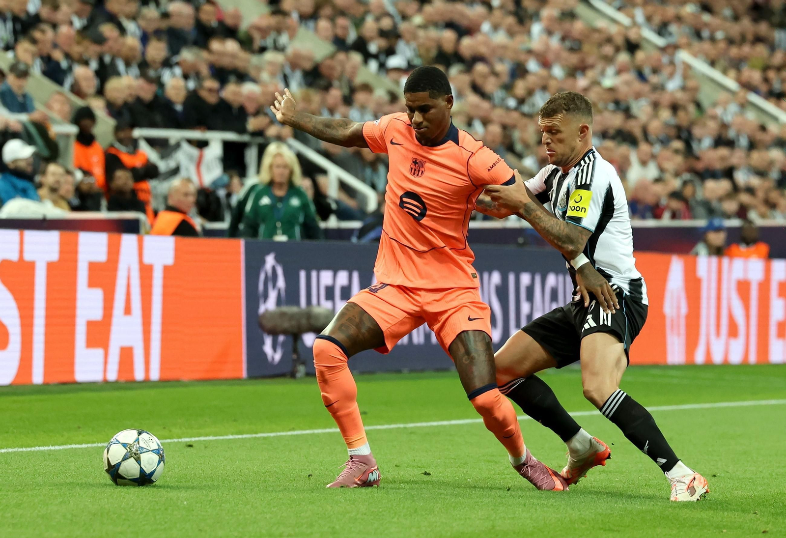 Las fotos del Newcastle - Barcelona