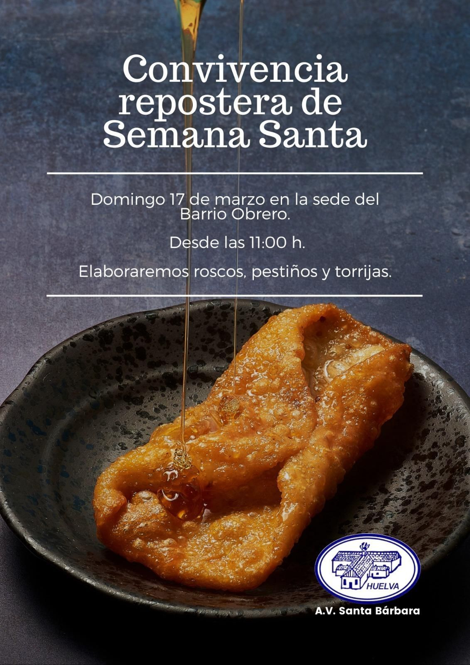 Cartel de la Convivencia repostera de Semana Santa de 2024.