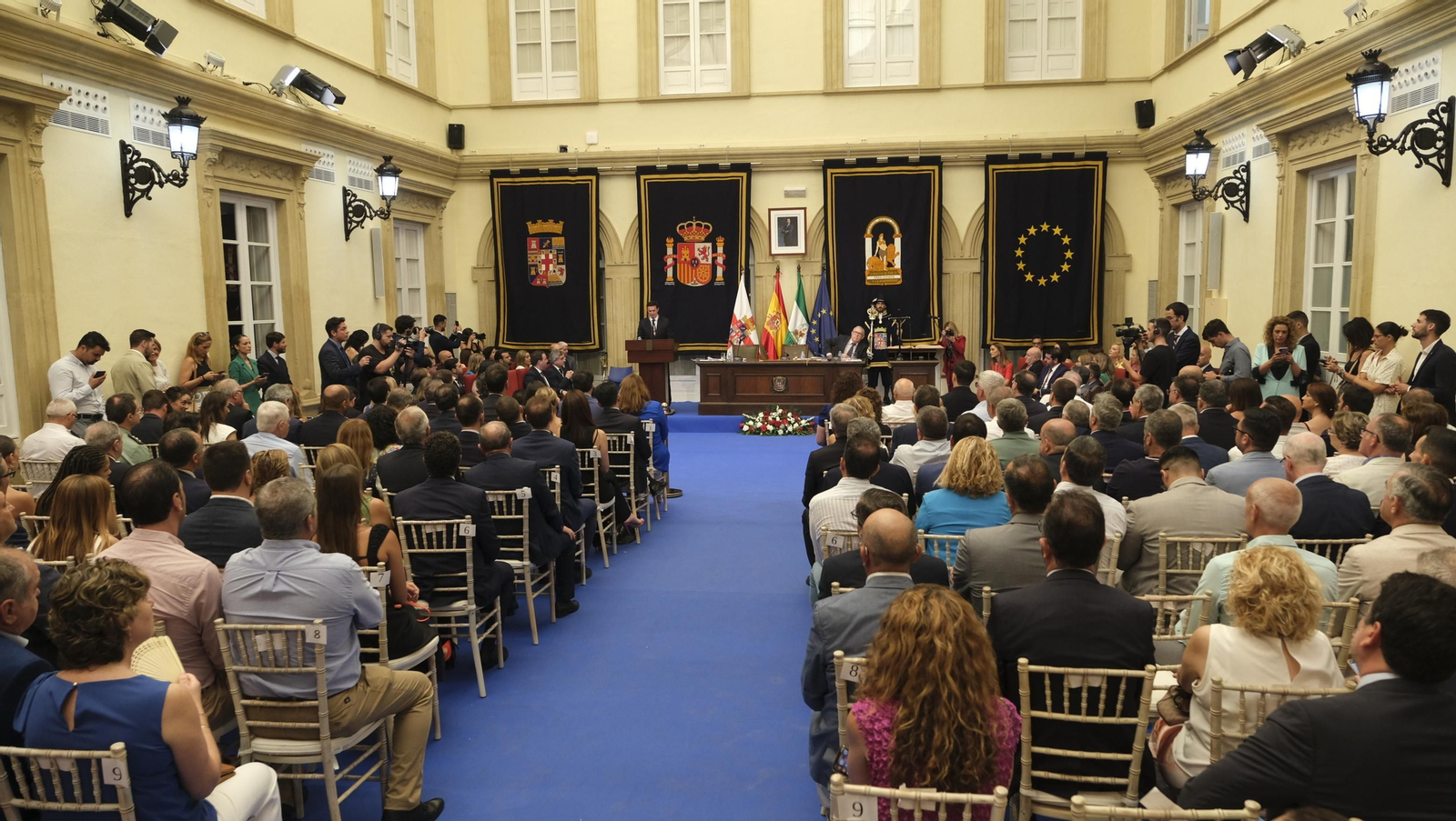 Imágenes del acto de constitución de la Diputación de Almería