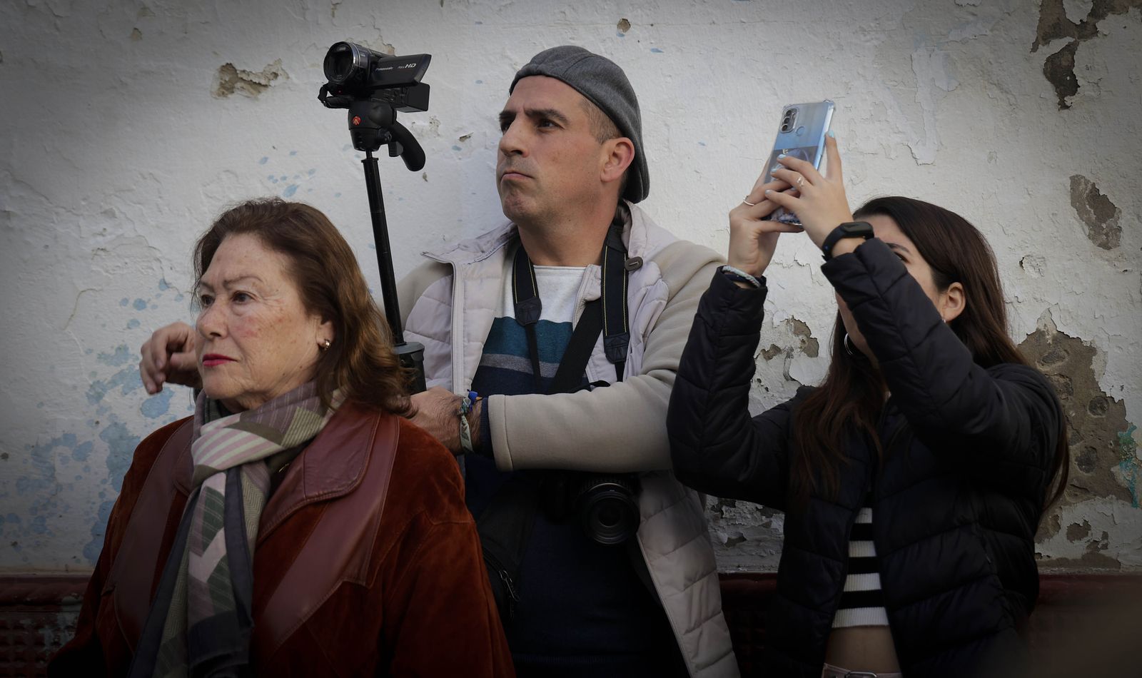 Imágenes del Vía Crucis del Cristo de las Tres Caídas