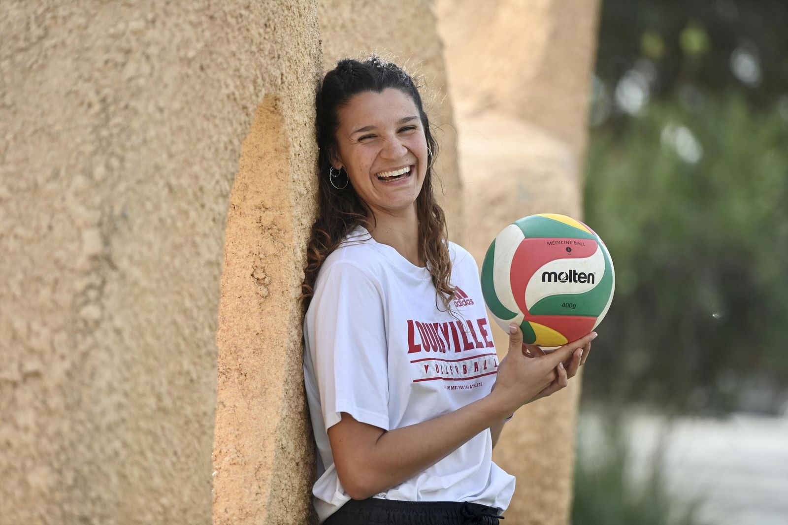 Raquel Lázaro, jugadora malagueña de voleibol