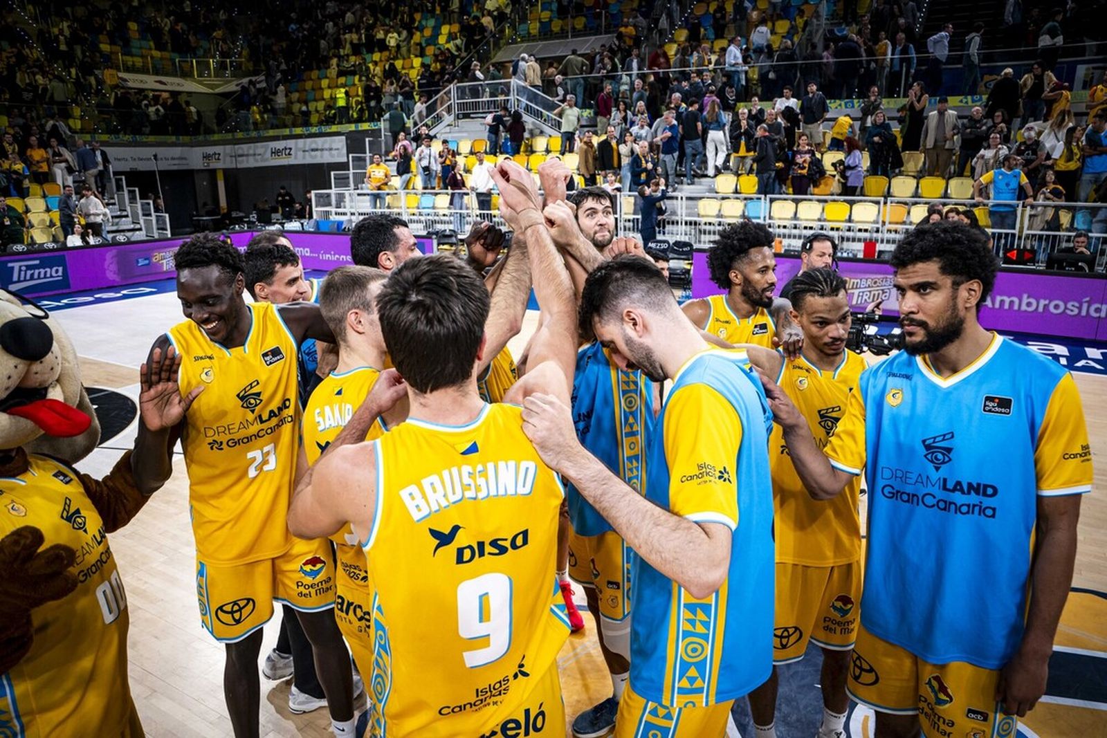 El Granca, tras un partido.