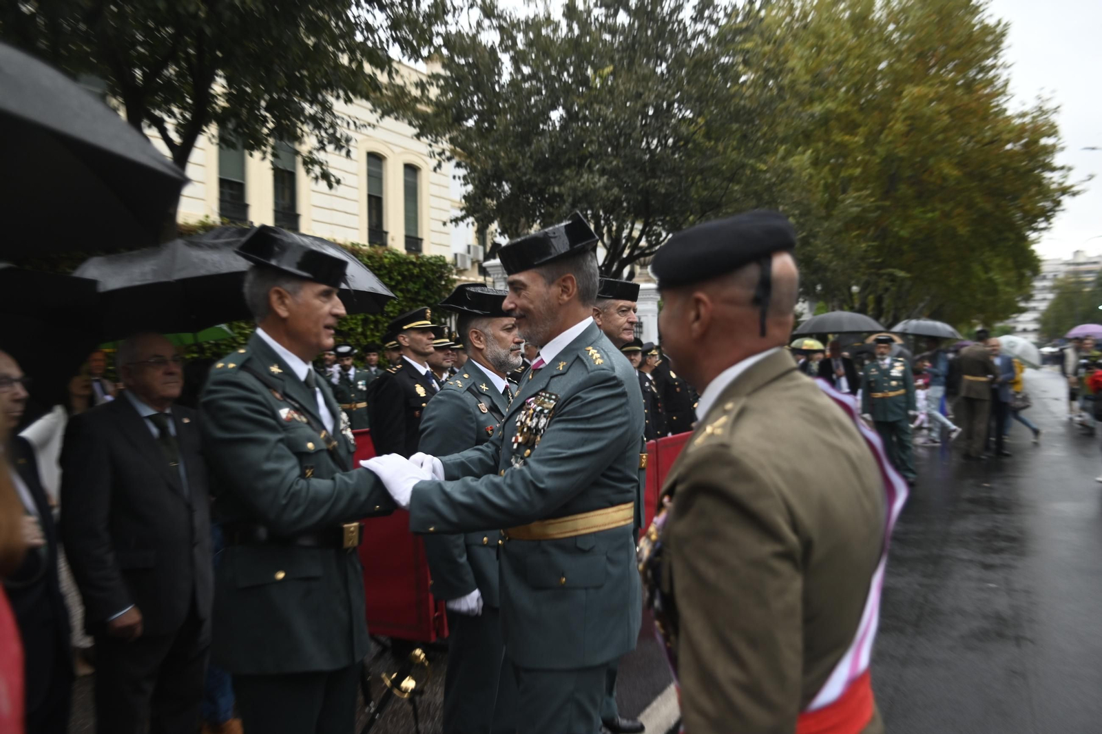Las mejores fotos del Día de la Guardia Civil en Córdoba bajo la lluvia