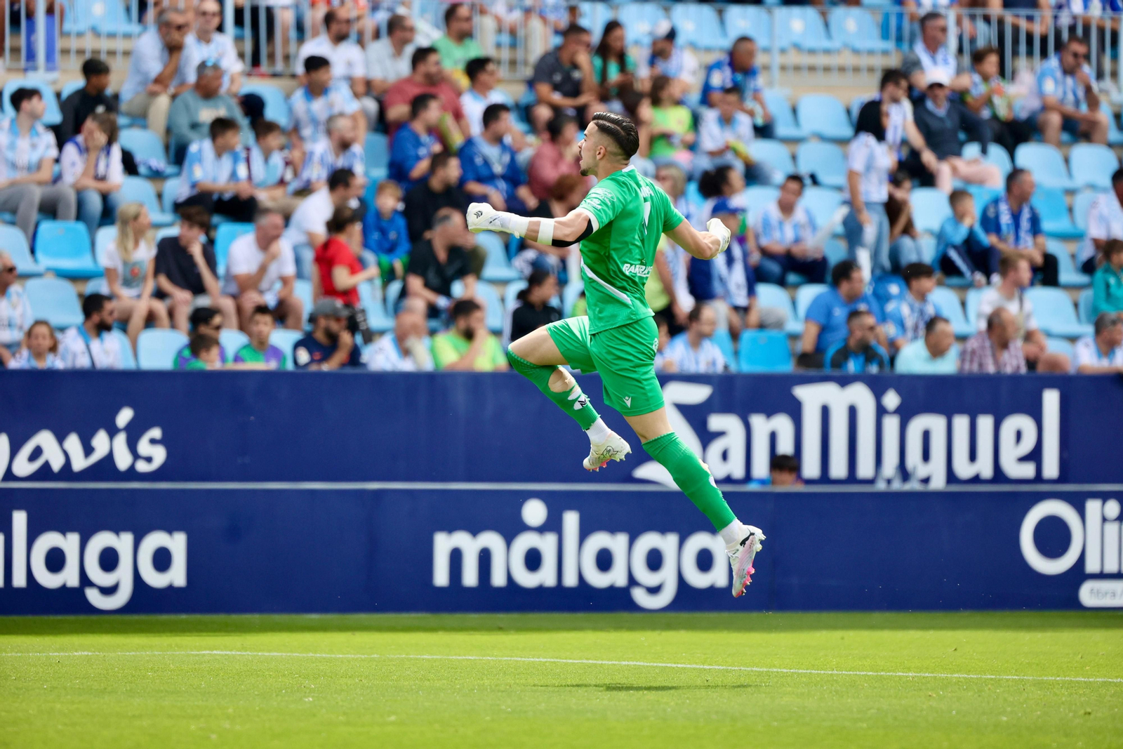 El Málaga CF - Mérida, en fotos