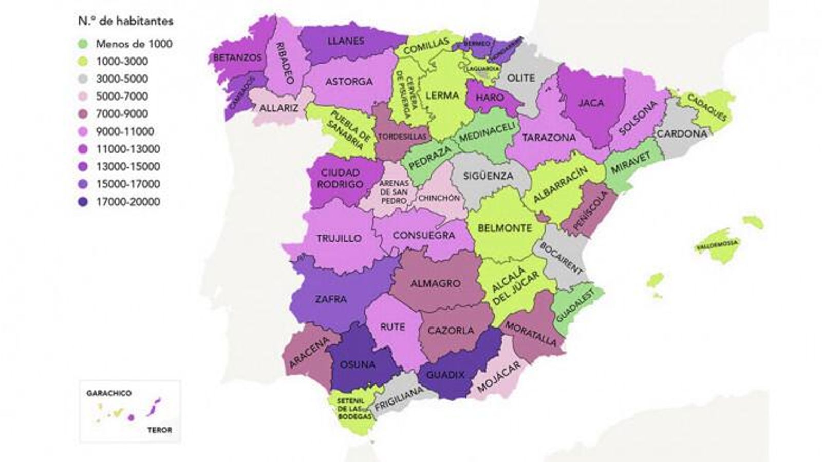 ¿Cuál es el pueblo más bello de Huelva? El curioso mapa que lo desvela