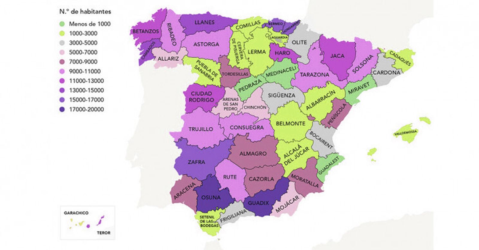 ¿Cuál es el pueblo más bello de Huelva? El curioso mapa que lo desvela