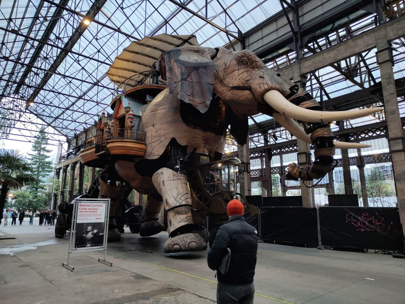 Elefante autómata de la Isla de las Máquinas de Nantes