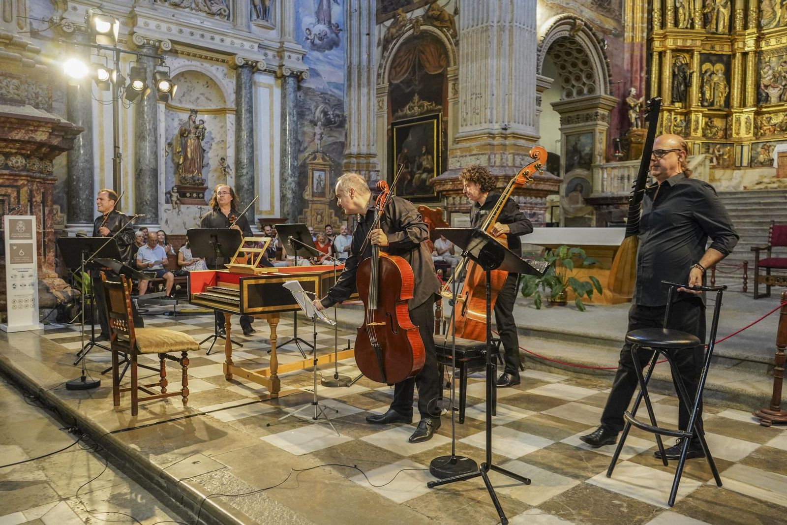 Así ha sido la actuación de Al Ayre Español en el Monasterio de San Jerónimo