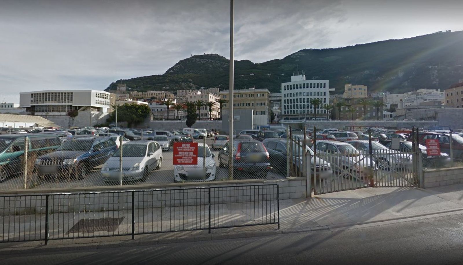 El aparcamiento de Midtown.