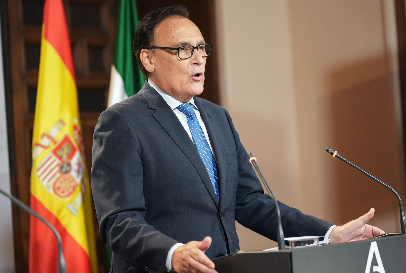 El consejero de Universidad, José Carlos Gómez Villamandos, este martes en el Consejo de Gobierno El consejero de Universidad, José Carlos Gómez Villamandos, este martes en el Consejo de Gobierno