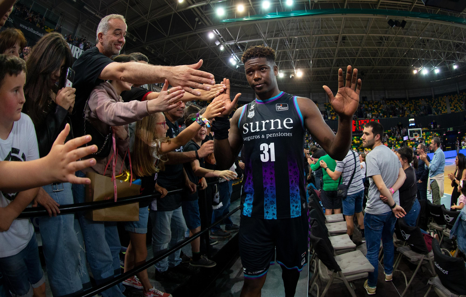 Ángel Delgado, en Bilbao.