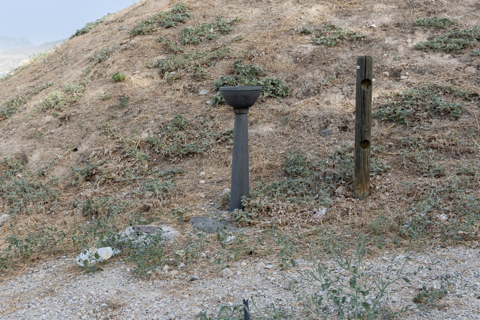 Estado de abandono del parque del Cerro de las Canteras