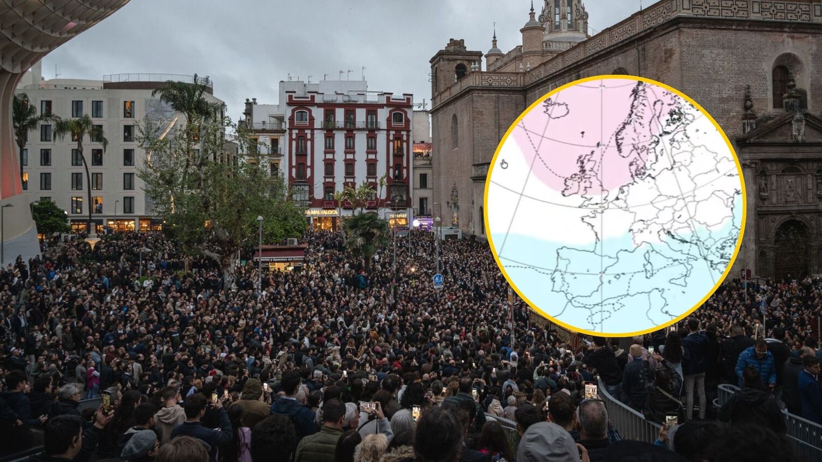 El análisis meteorológico apunta a incertidumbre en el tiempo en Sevilla para Semana Santa