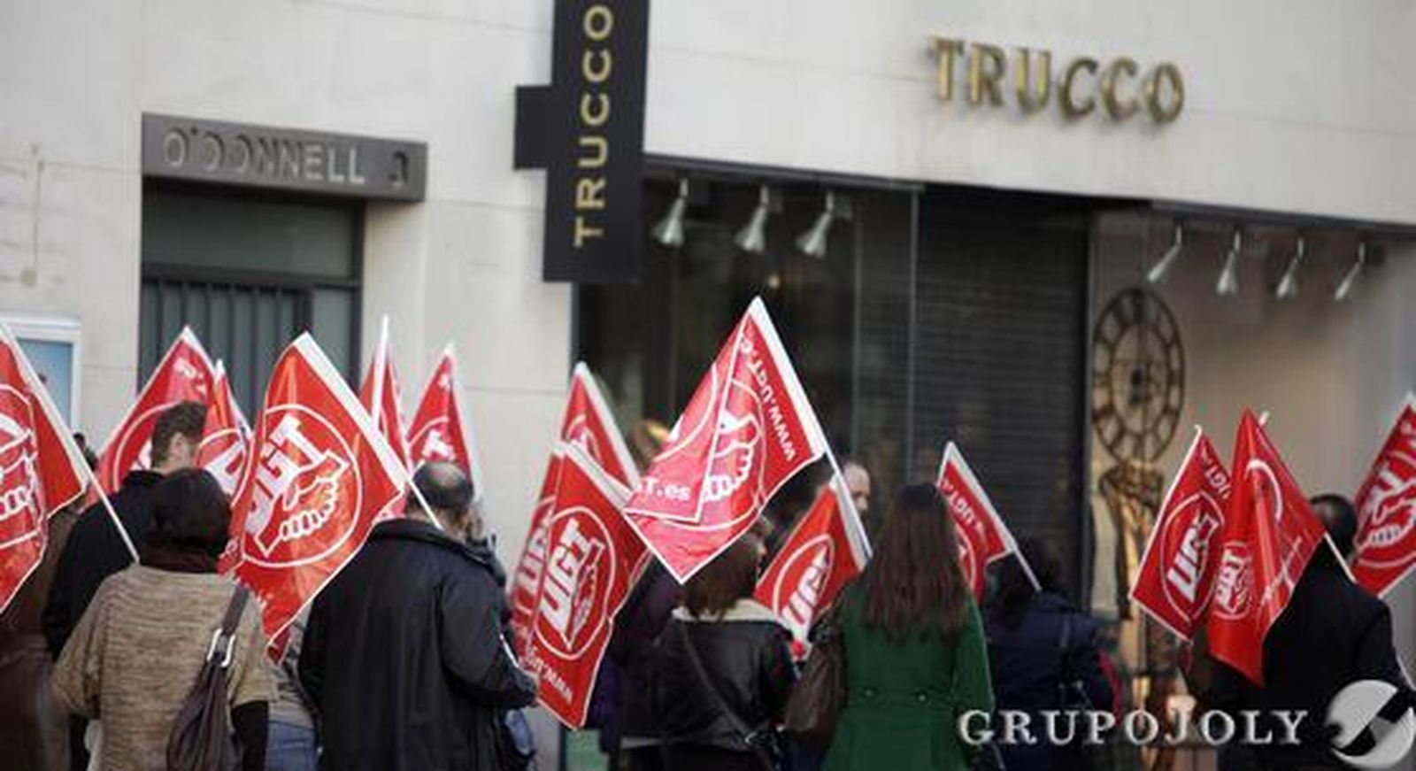 La huelga en el centro. 

Foto: Antonio Pizarro
