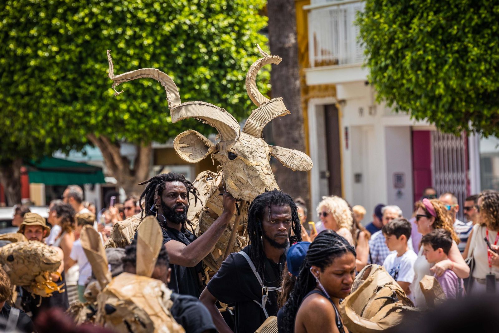 Las imágenes de 'La estampida' en San Fernando
