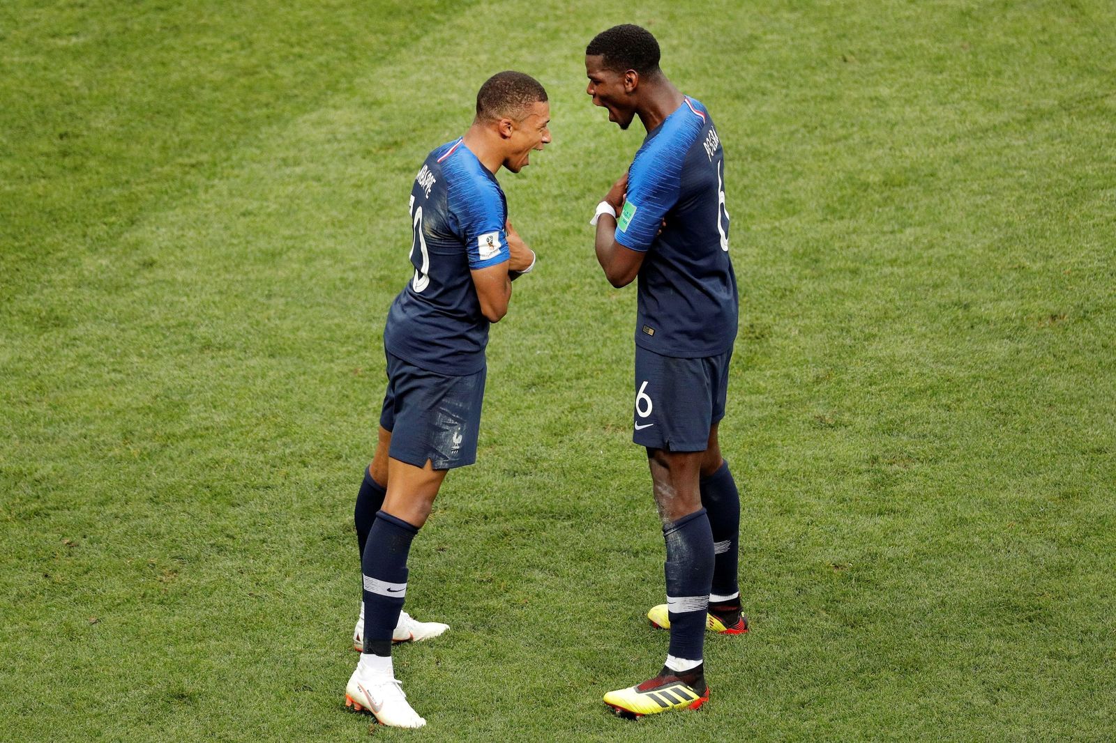 El Francia-Croacia de la final del Mundial de Rusia, en imágenes