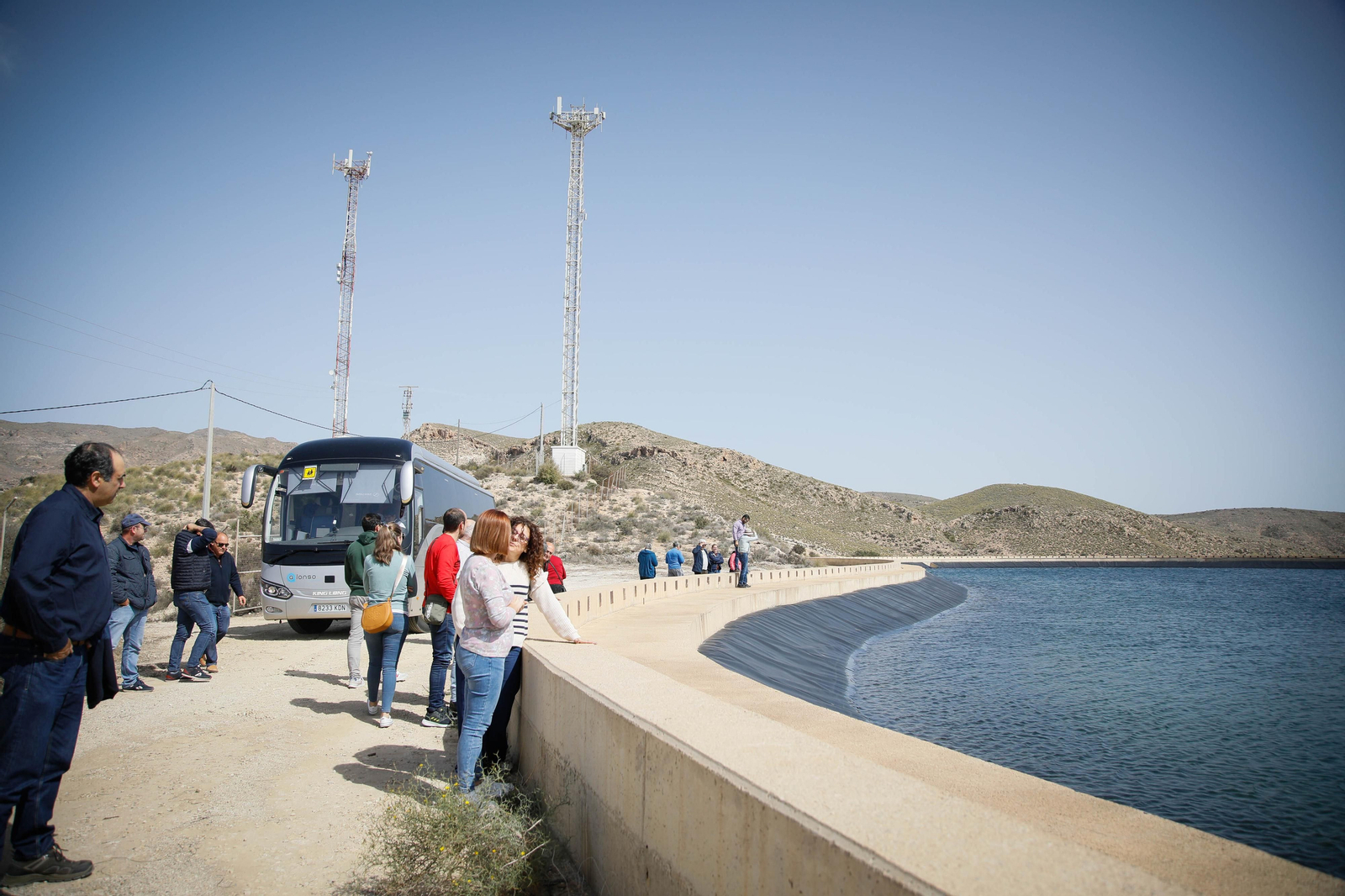 CUCN visita la desaladora de Carboneras y las balsas de Níjar