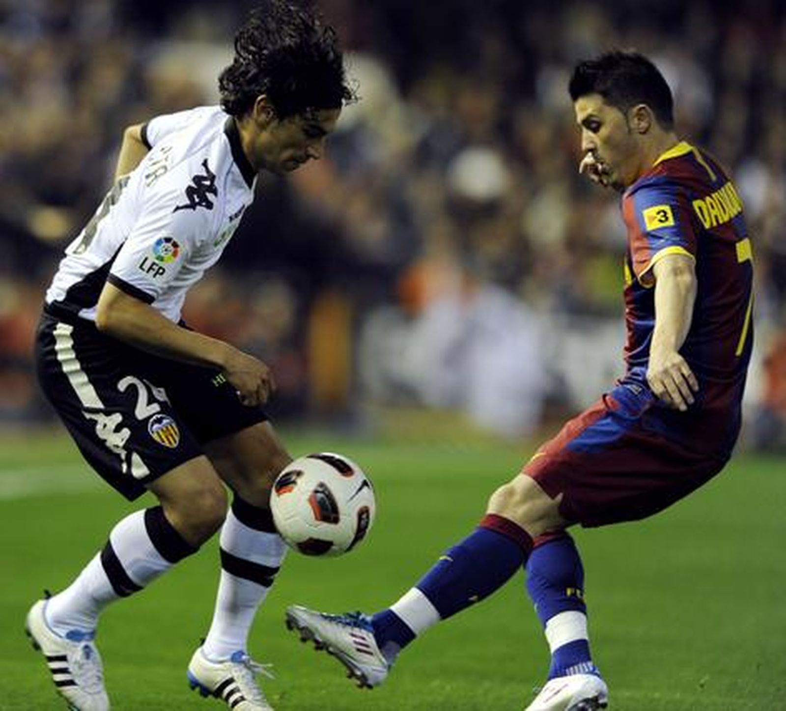 El Barcelona consigue una trabajada victoria en Mestalla.

Foto: AFP/ Reuters
