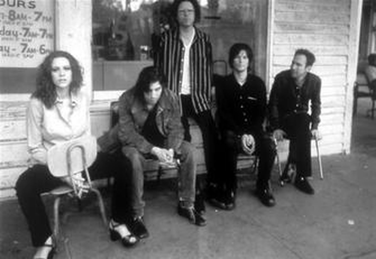 La última formación de Jayhawks (Gary Louris de pie), antes de su desaparición.