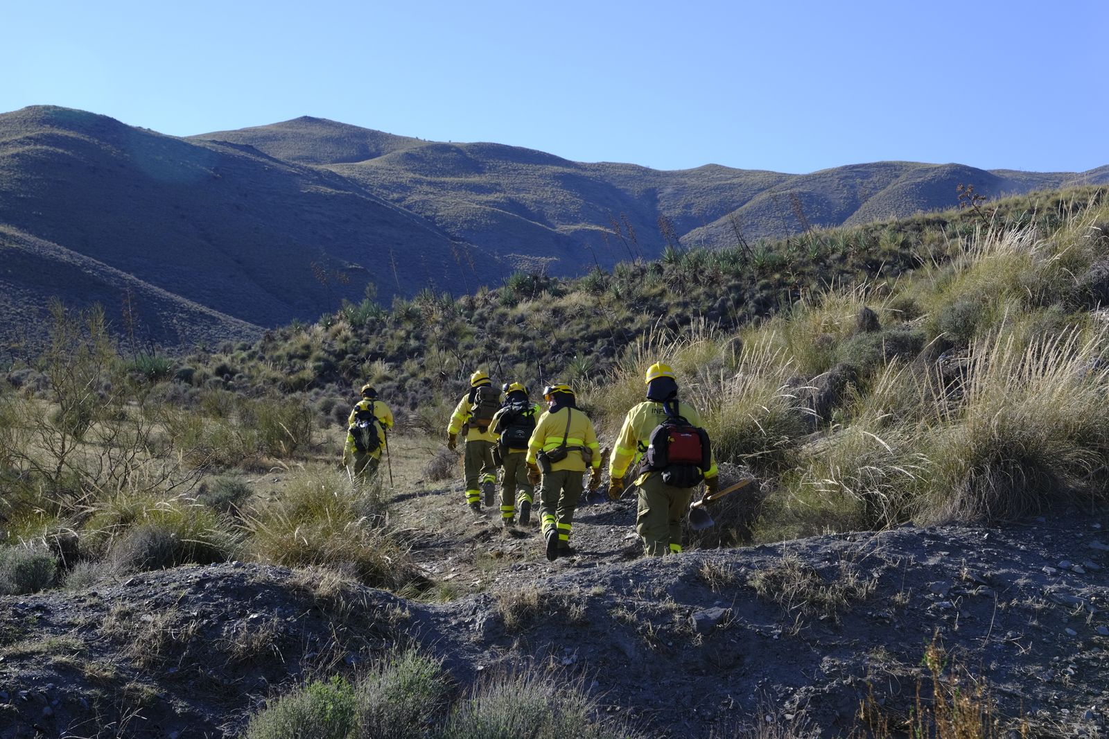Fotogalería incendio en Castro de Filabres. Almería