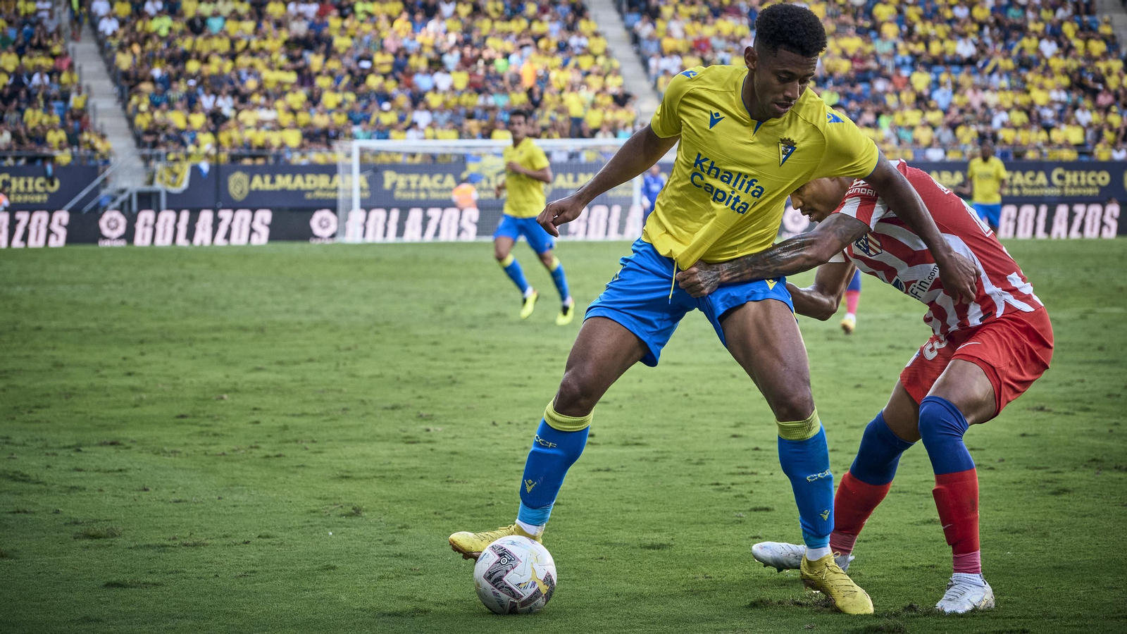 Partido de la victoria del Cádiz CF sobre el Atlético de Madrid