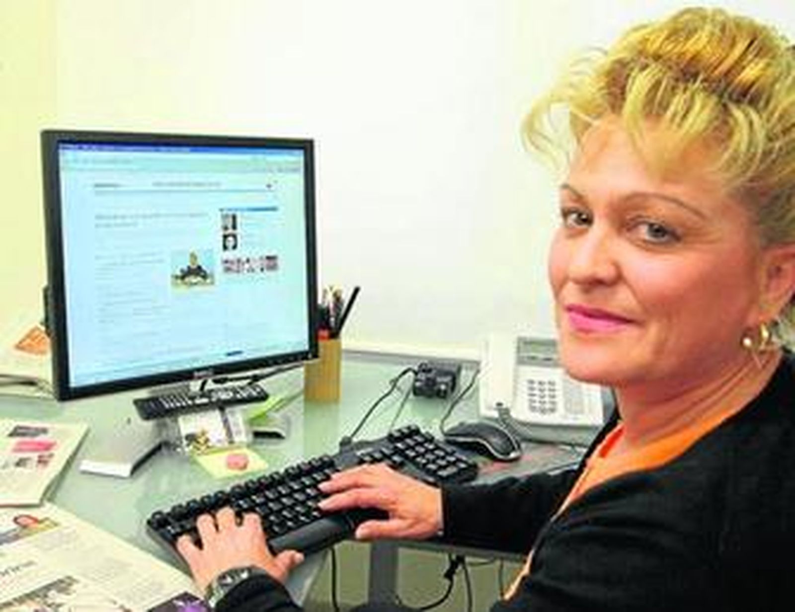 La ex coordinadora provincial del Instituto Andaluz de la Mujer en la redacción de Diario de Almería.