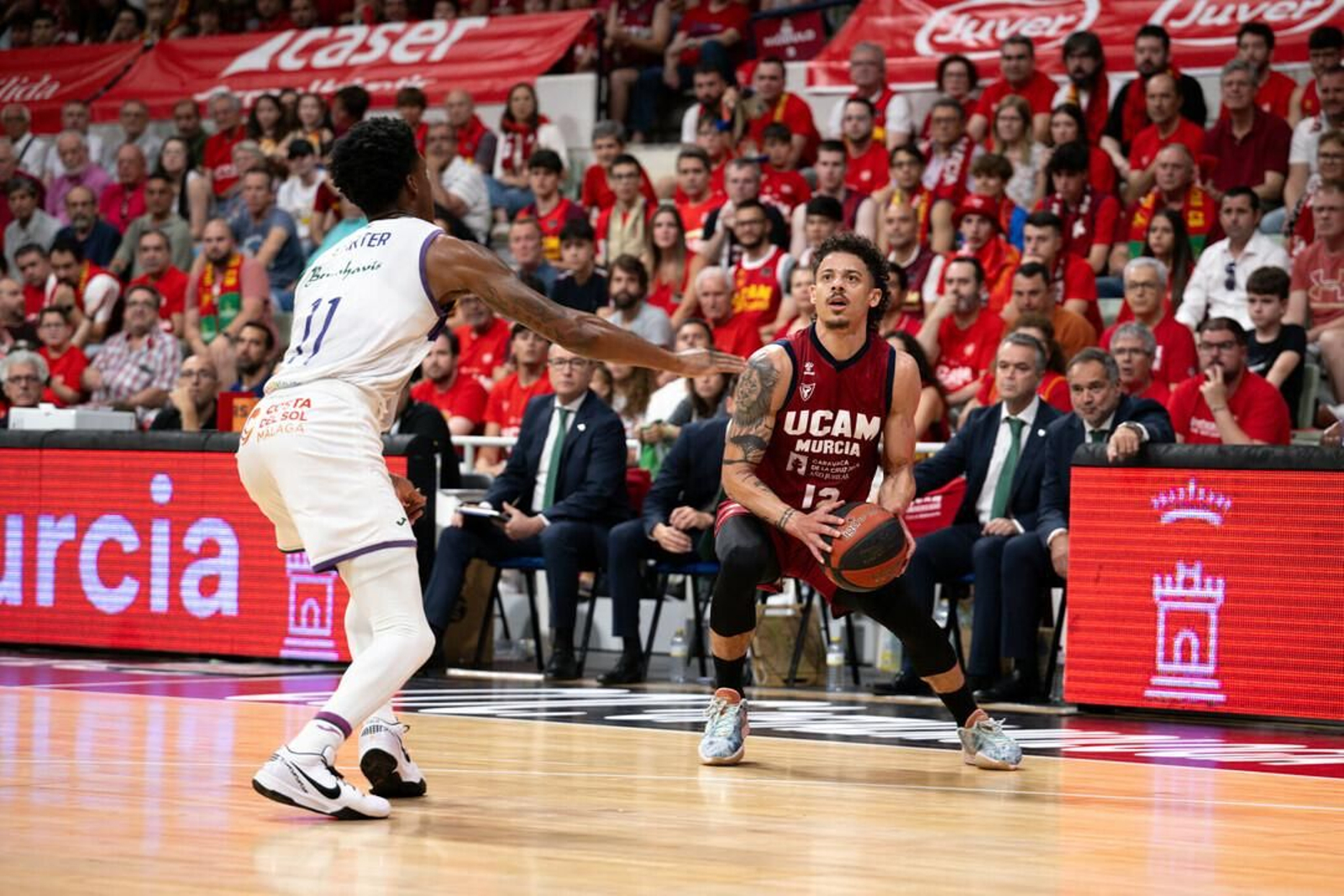 Las fotos del UCAM Murcia - Unicaja, 3º partido de semifinales de la ACB