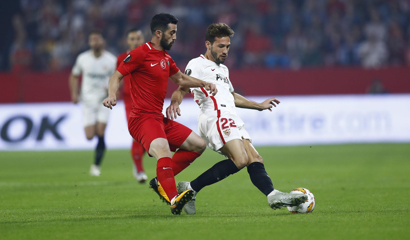 La imágenes del Sevilla-Akhisarspor