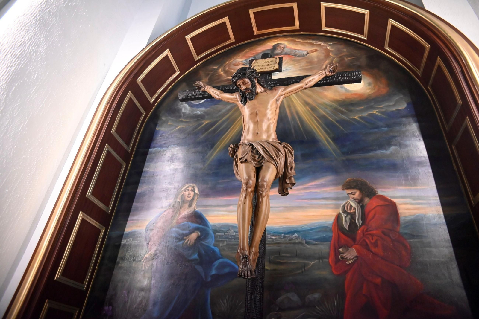 Las mejores fotos del mural de la capilla del Cristo de la Confianza de Córdoba