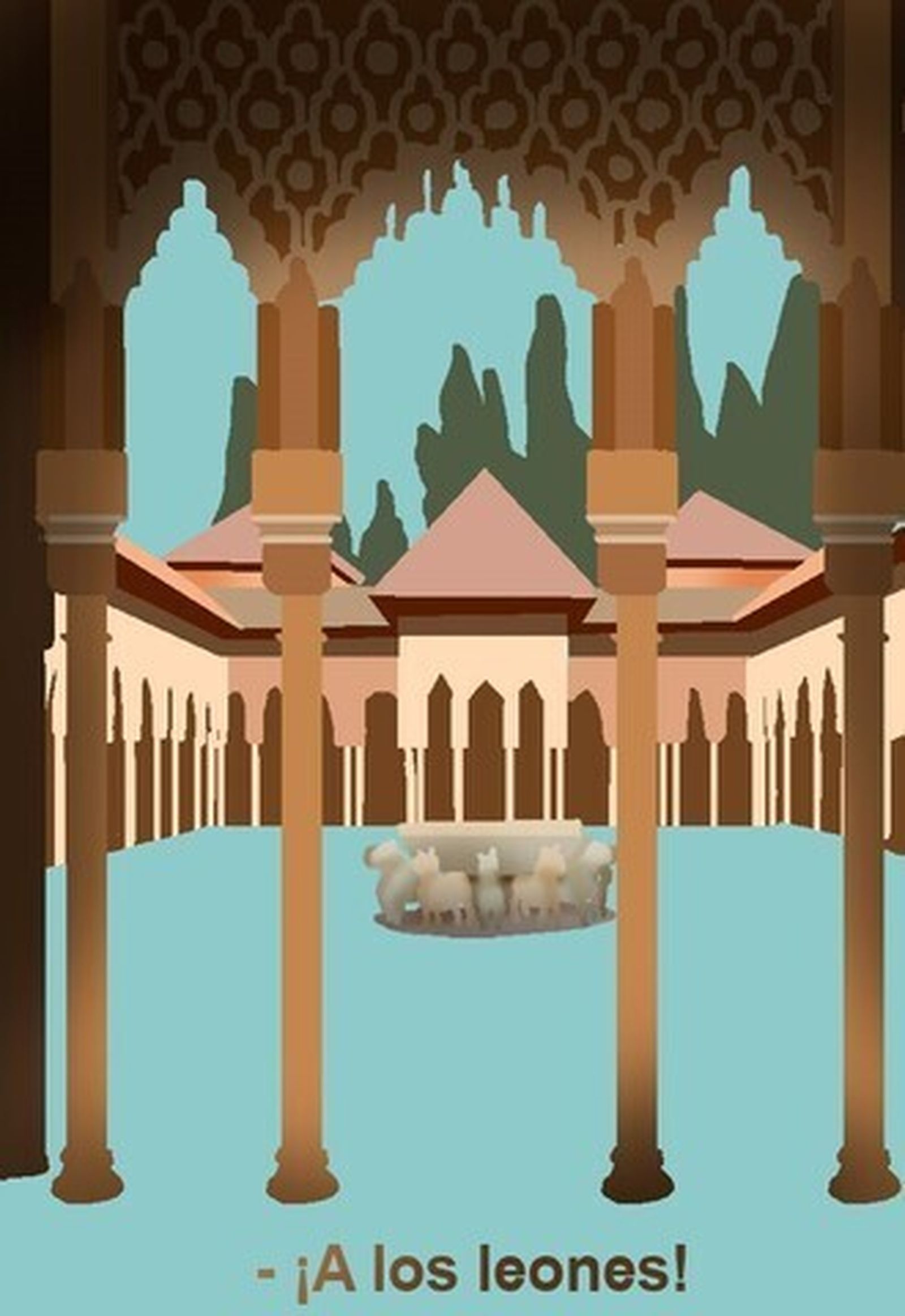 La Alhambra desenfocada