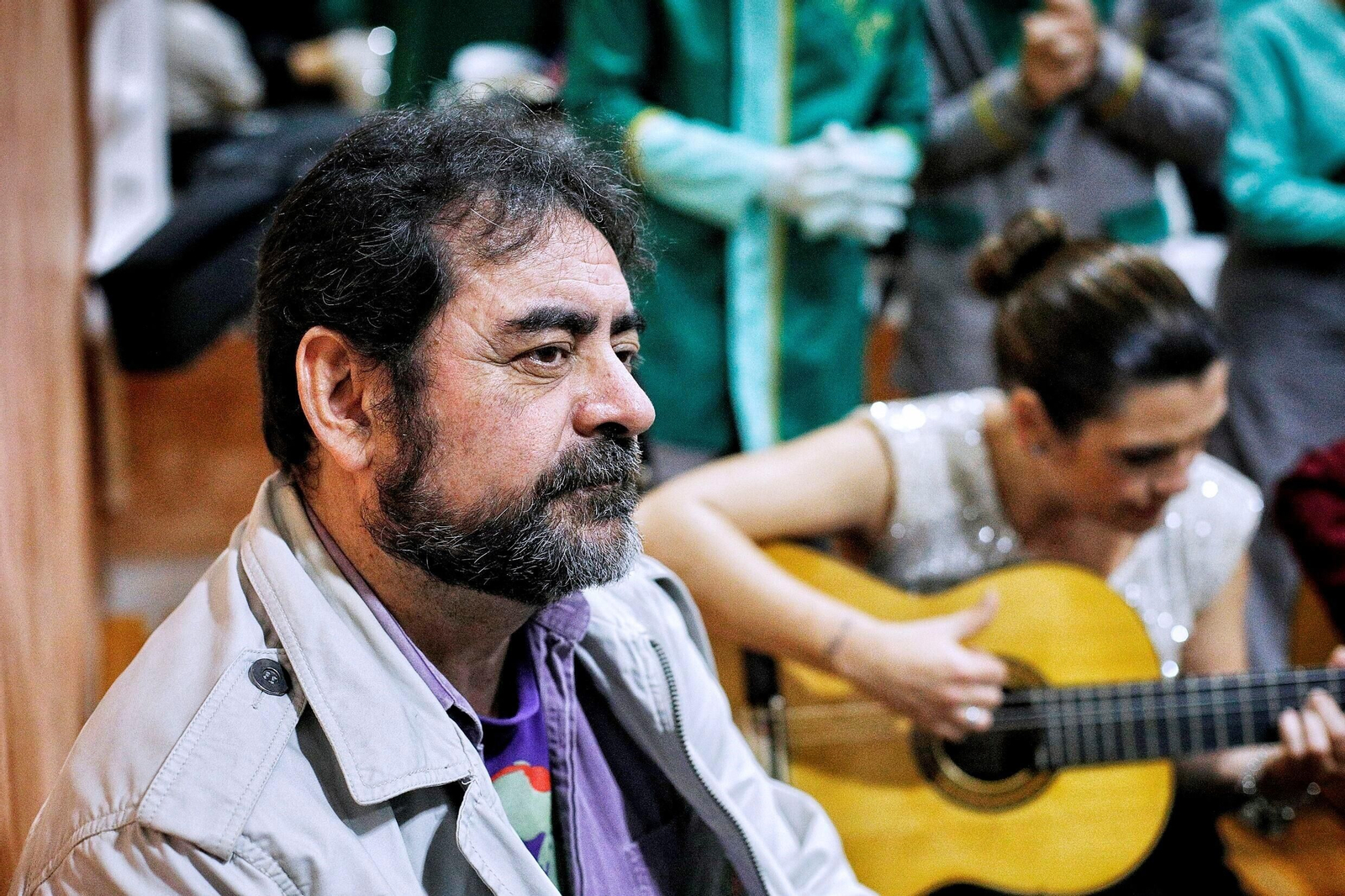 Coro "El Gremio" en camerinos