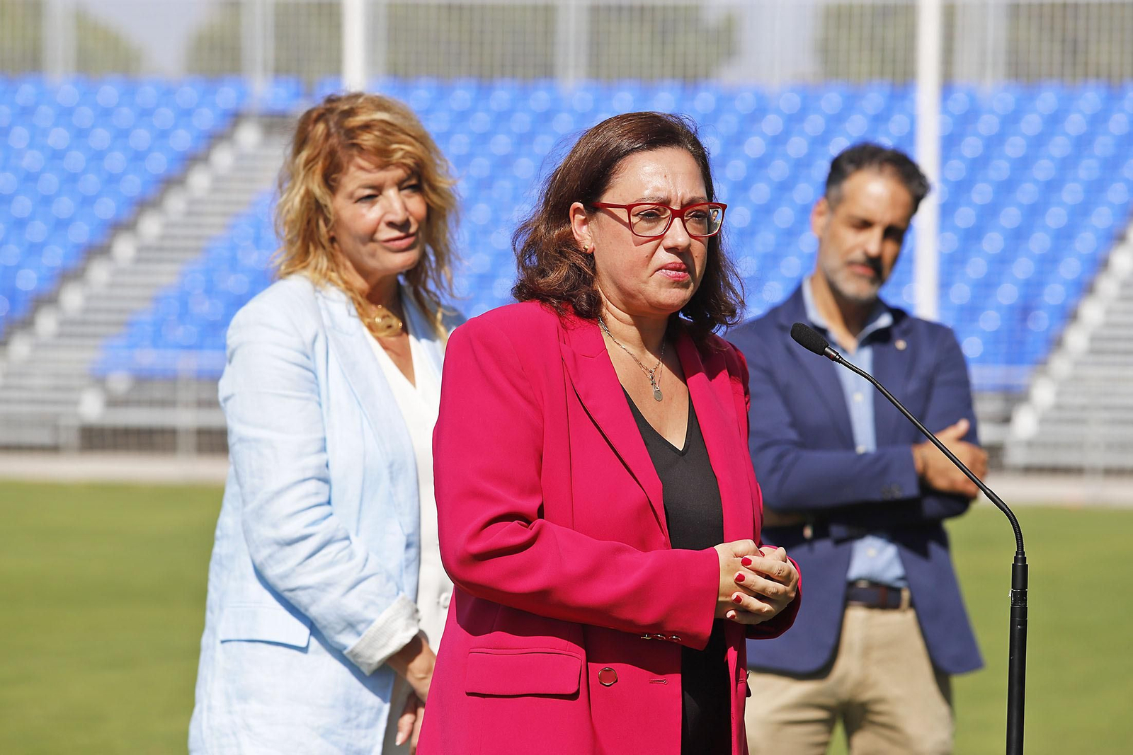 Imágenes de la inauguración del campo 1 de la Ciudad Deportiva del Real Club Recreativo de Huelva