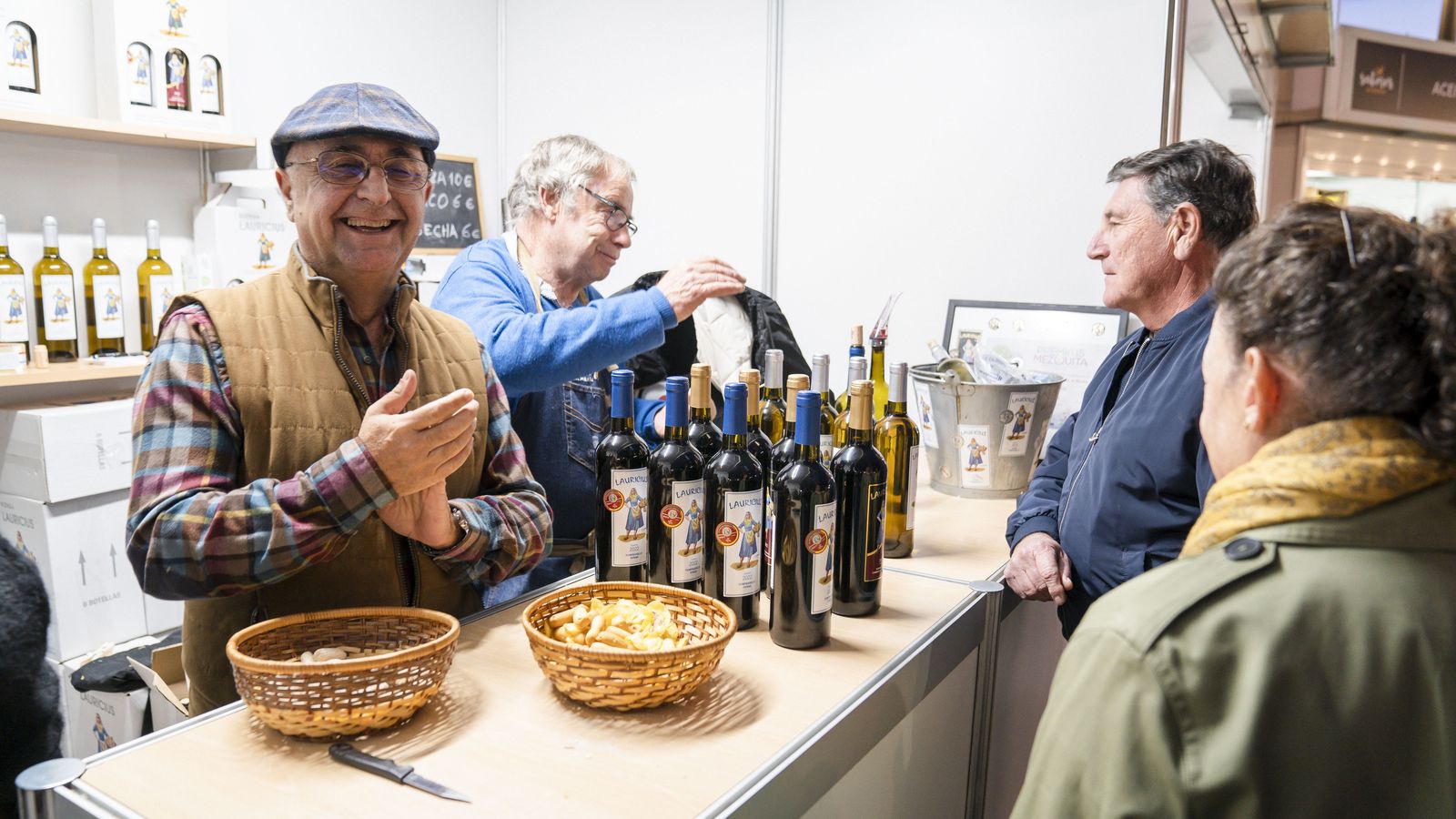 Stand de Bodegas Lauricius.